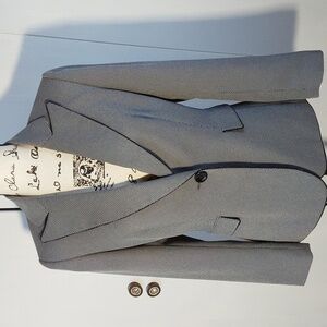 Tahari- Womens Black & White Suit Coat/Jacket Modern Sz.6